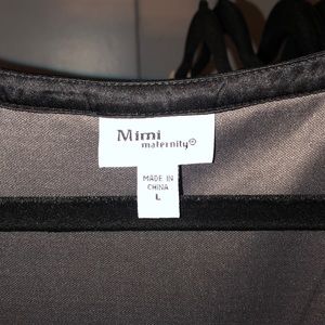 Maternity beautiful dress black lace